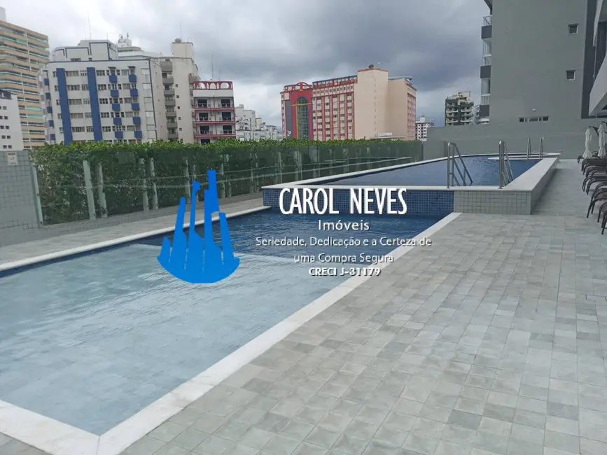 Foto 2 de Apartamento com 1 quarto à venda, 54m2 em Boqueirão, Praia Grande - SP