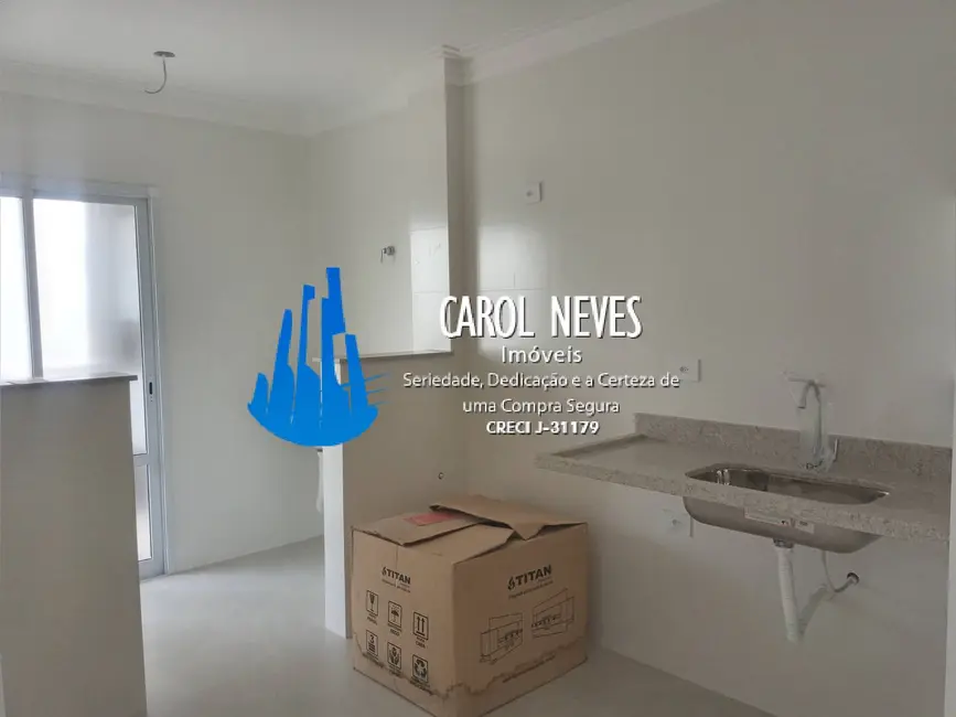 Foto 3 de Apartamento com 1 quarto à venda, 54m2 em Boqueirão, Praia Grande - SP