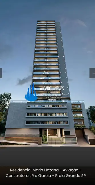 Foto 2 de Apartamento com 3 quartos à venda, 135m2 em Aviação, Praia Grande - SP