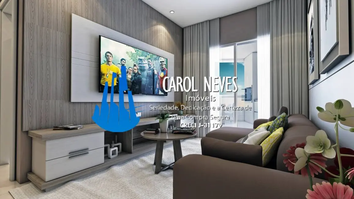 Foto 4 de Apartamento com 1 quarto à venda, 46m2 em Mirim, Praia Grande - SP