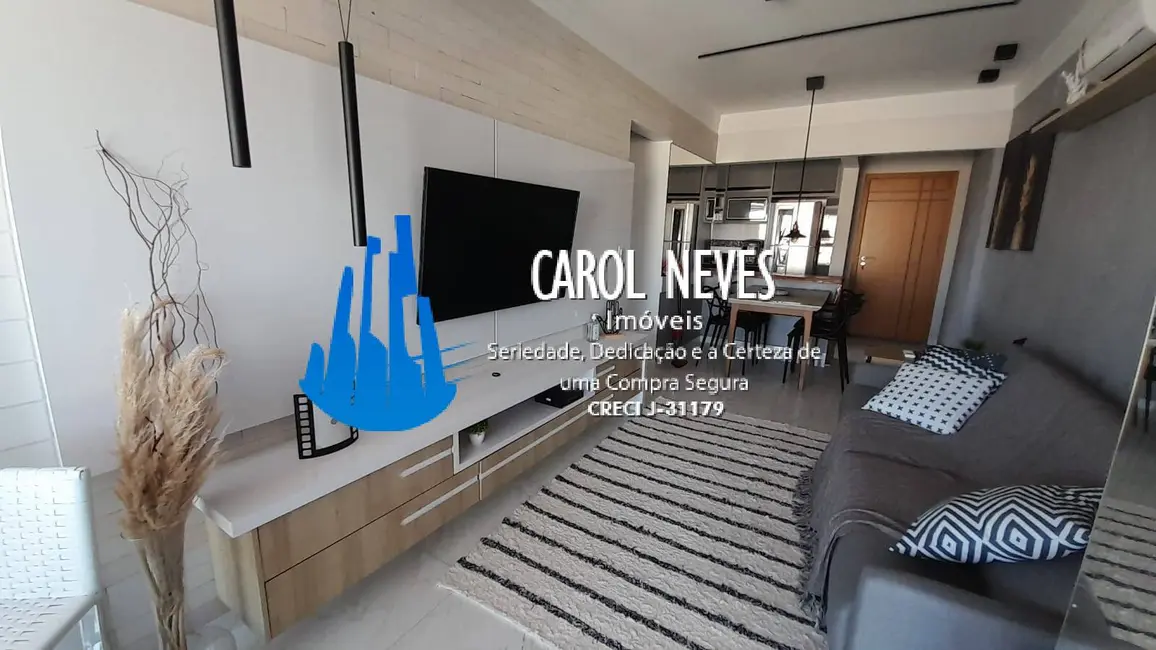 Foto 3 de Apartamento com 1 quarto à venda, 58m2 em Caiçara, Praia Grande - SP