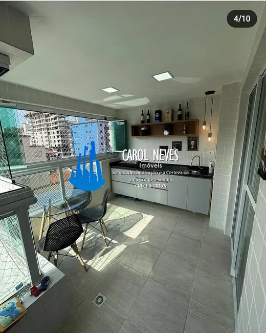 Foto 4 de Apartamento com 2 quartos à venda, 81m2 em Boqueirão, Praia Grande - SP