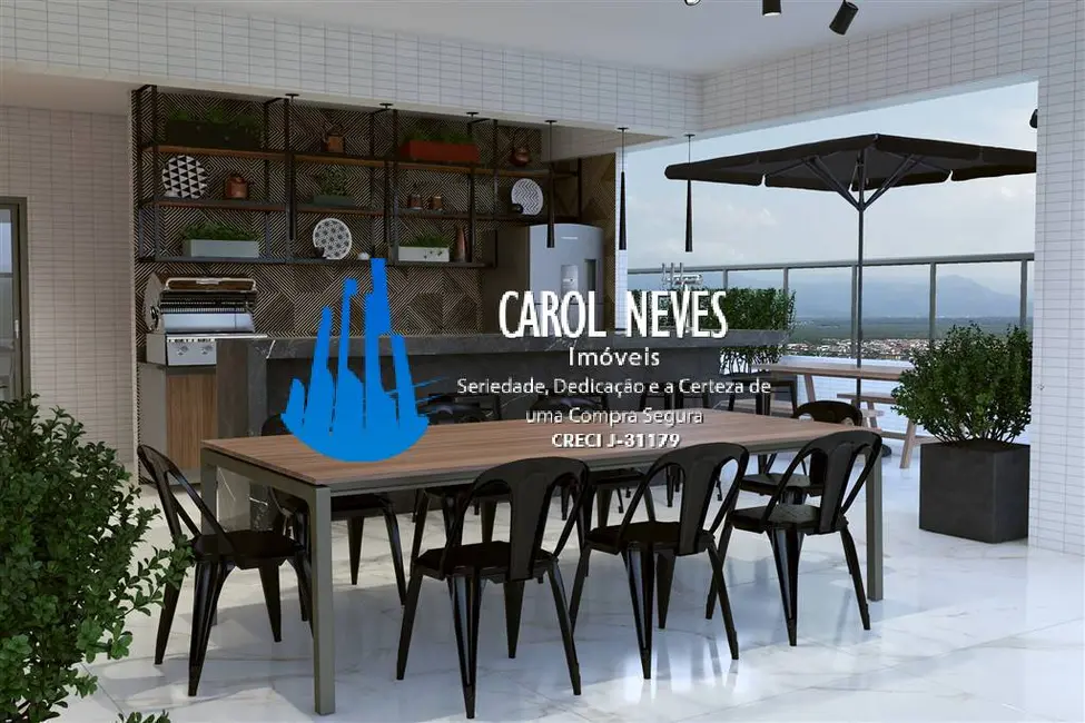 Foto 3 de Apartamento com 2 quartos à venda, 77m2 em Aviação, Praia Grande - SP