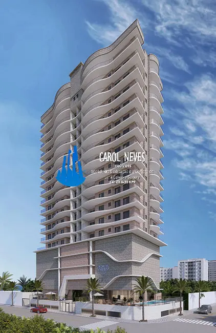 Foto 2 de Apartamento com 3 quartos à venda, 109m2 em Guilhermina, Praia Grande - SP