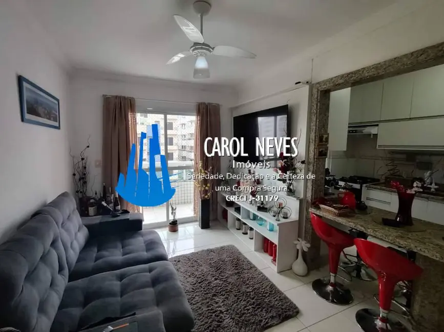 Foto 4 de Apartamento com 1 quarto à venda em Caiçara, Praia Grande - SP