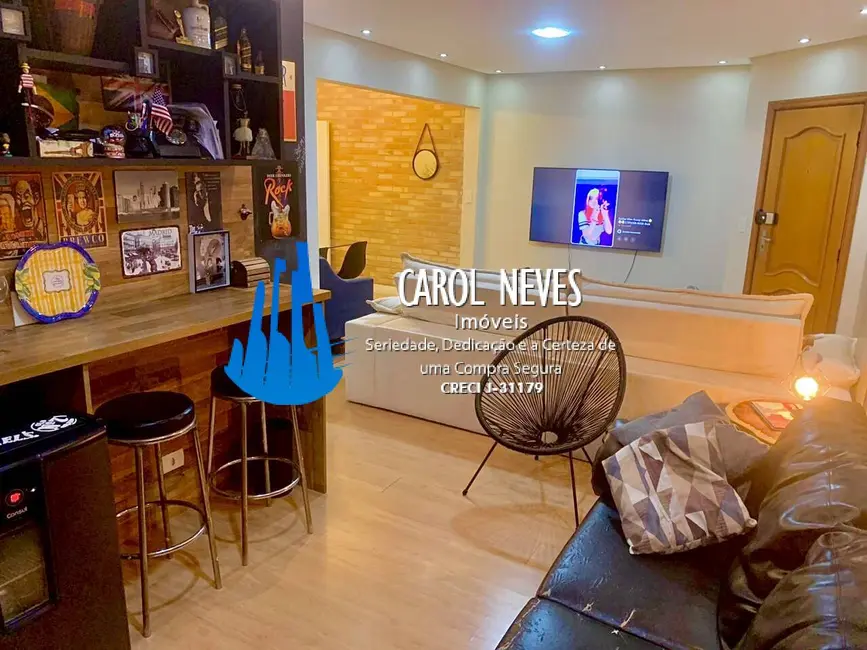 Foto 2 de Apartamento com 2 quartos à venda, 98m2 em Canto do Forte, Praia Grande - SP
