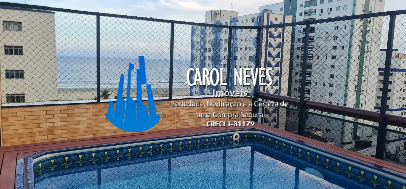 Foto 2 de Cobertura com 3 quartos à venda, 137m2 em Guilhermina, Praia Grande - SP