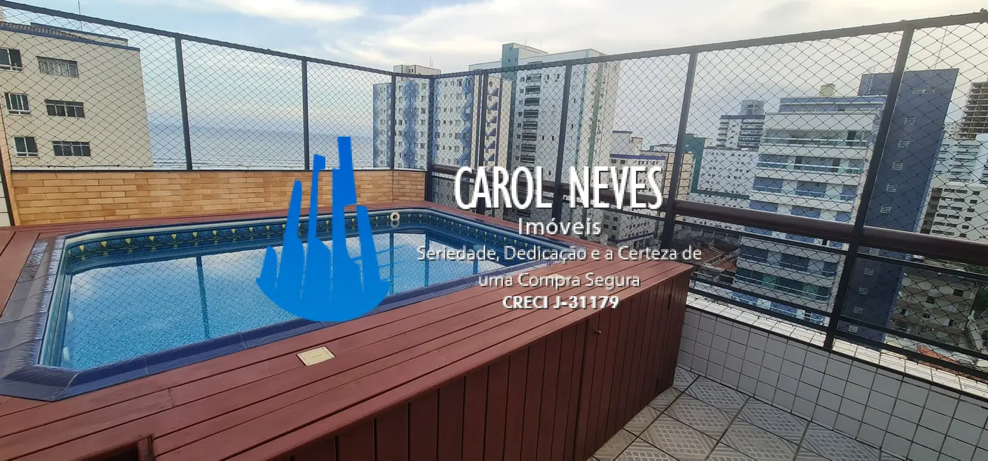 Foto 3 de Cobertura com 3 quartos à venda, 137m2 em Guilhermina, Praia Grande - SP