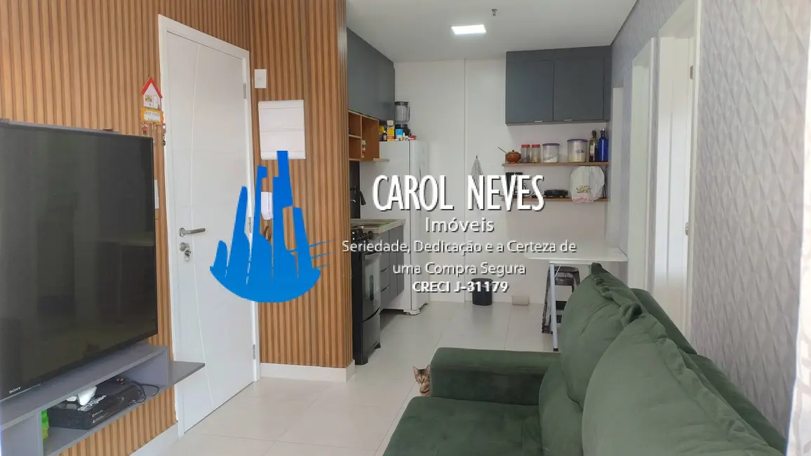Apartamento com 1 quarto à venda, 39m2 em Boqueirão, Praia Grande - SP - imagem 2 Foto 2 de Apartamento com 1 quarto à venda, 39m2 em Boqueirão, Praia Grande - SP
