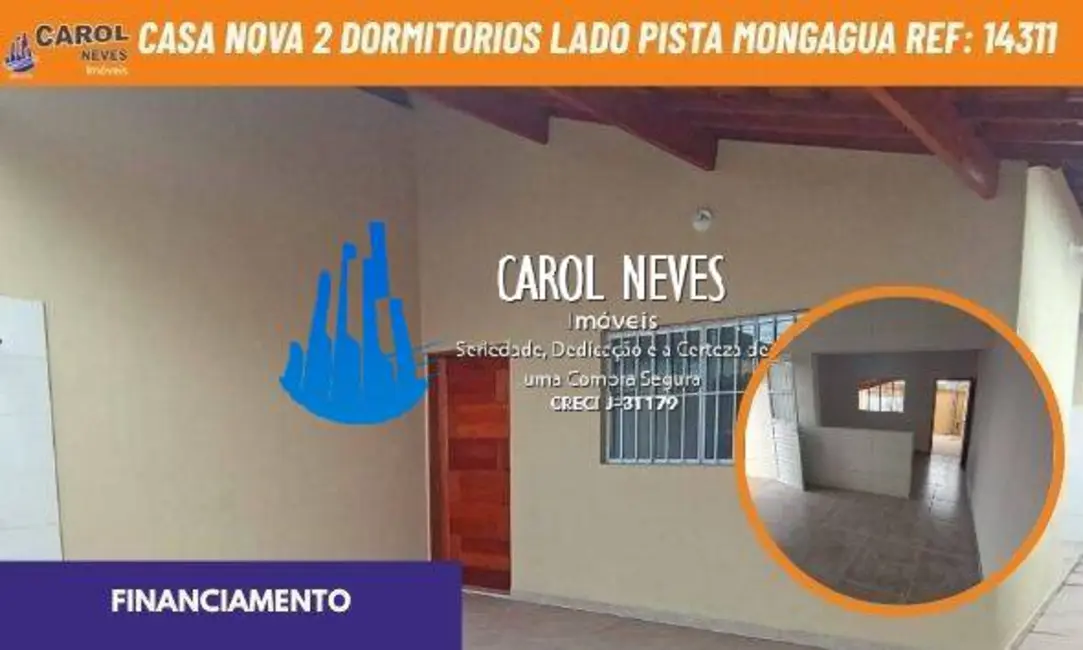 Foto 1 de Casa com 2 quartos à venda, 63m2 em Mongagua - SP