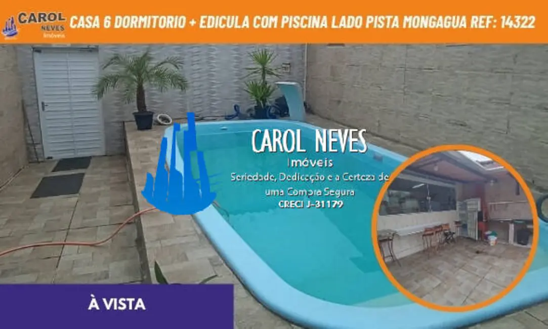 Foto 1 de Casa com 6 quartos à venda, 400m2 em Mongagua - SP