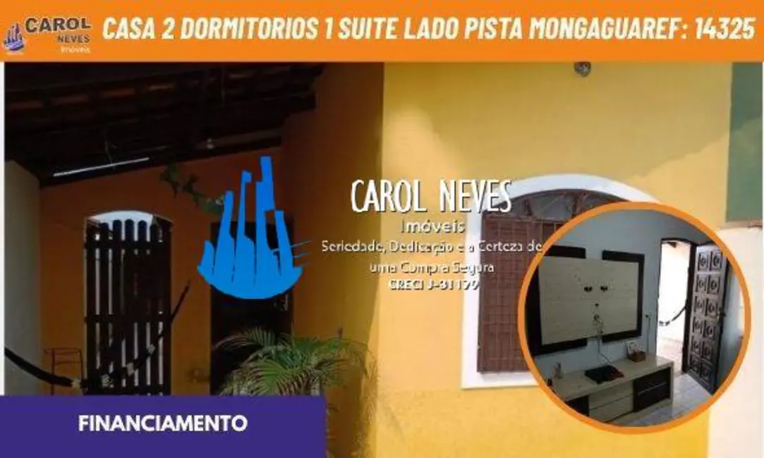 Foto 1 de Casa com 2 quartos à venda, 69m2 em Mongagua - SP