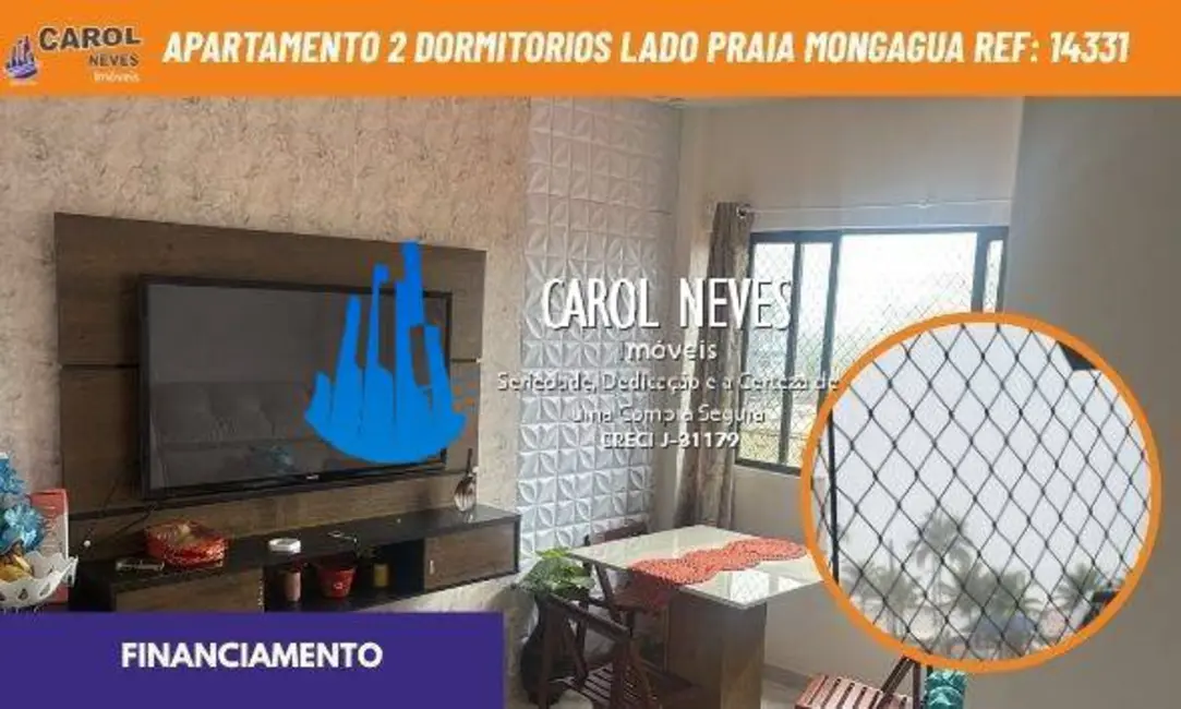 Foto 1 de Apartamento com 2 quartos à venda, 60m2 em Mongagua - SP