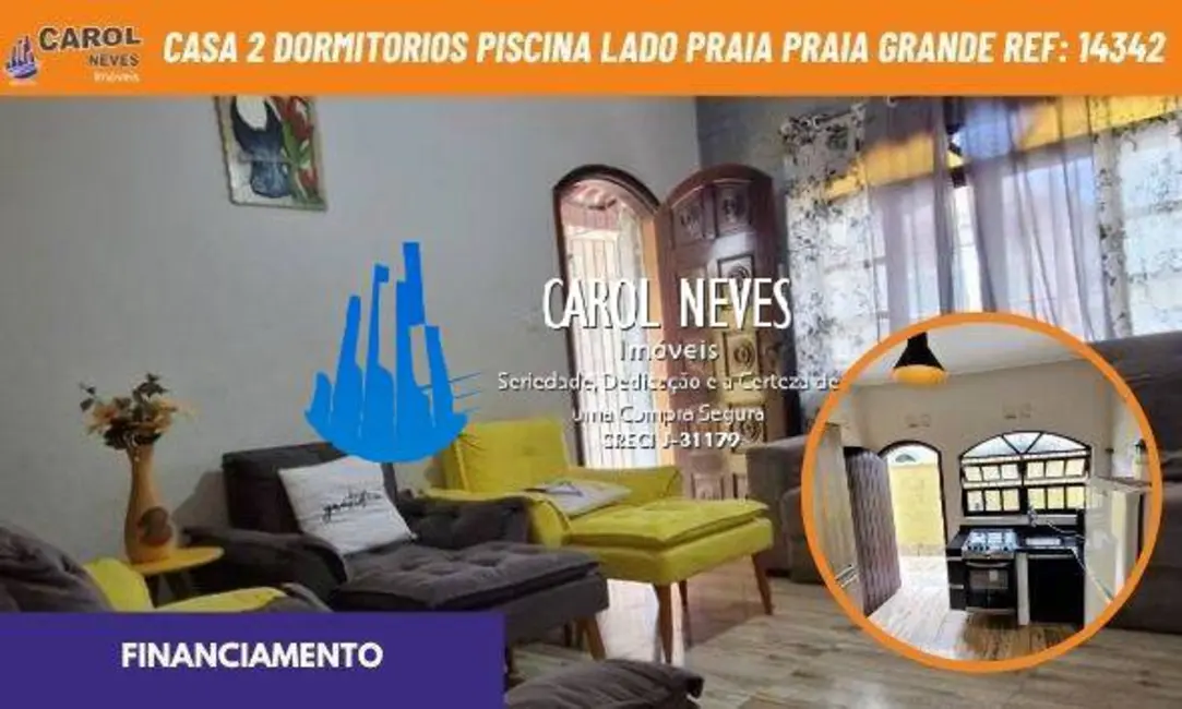 Foto 1 de Casa com 2 quartos à venda, 85m2 em Praia Grande - SP