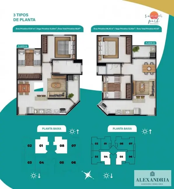 Foto 9 de Apartamento com 2 quartos à venda, 58m2 em Vargem do Bom Jesus, Florianopolis - SC