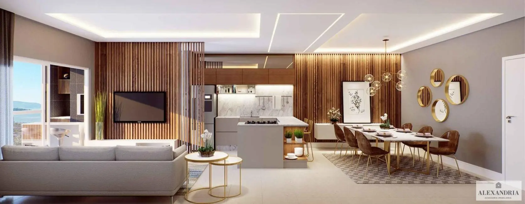 Foto 6 de Apartamento com 2 quartos à venda, 74m2 em Praia Comprida, Sao Jose - SC