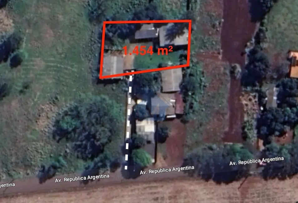Foto 1 de Terreno / Lote à venda, 1454m2 em Parque Residencial Morumbi II, Foz Do Iguacu - PR