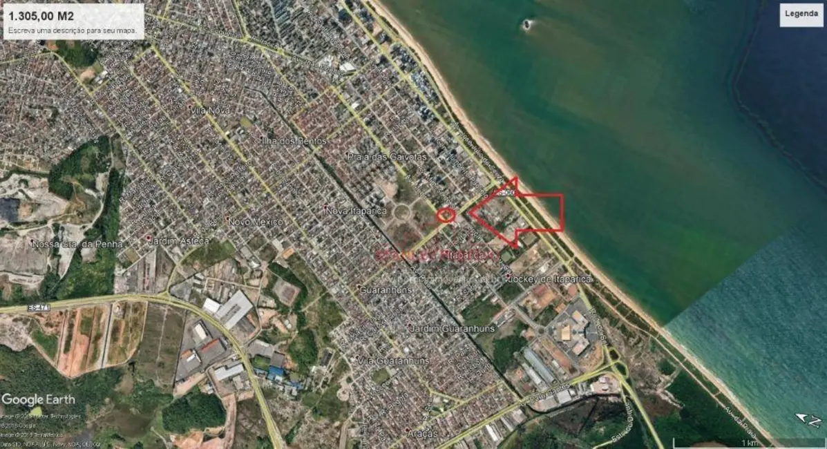 Foto 5 de Terreno / Lote para alugar, 1305m2 em Vila Velha - ES