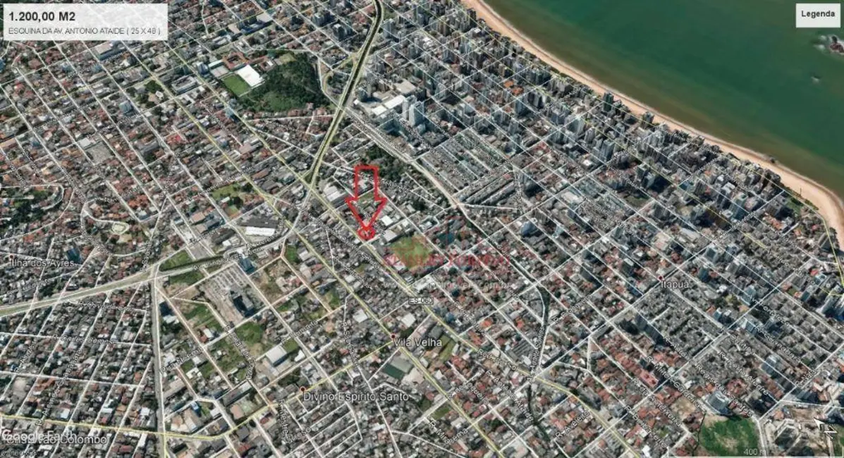 Foto 5 de Terreno / Lote para alugar, 1200m2 em Vila Velha - ES