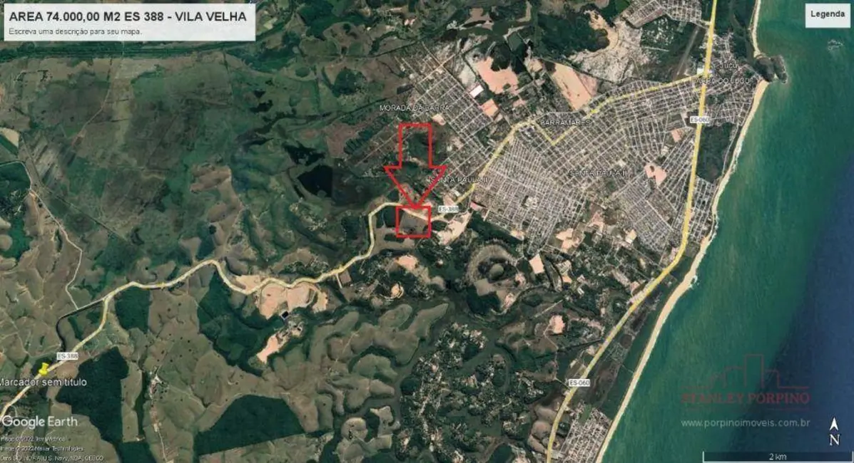 Terreno / Lote à venda, 74000m2 em Riviera da Barra, Vila Velha - ES - imagem 3 Foto 3 de Terreno / Lote à venda, 74000m2 em Riviera da Barra, Vila Velha - ES