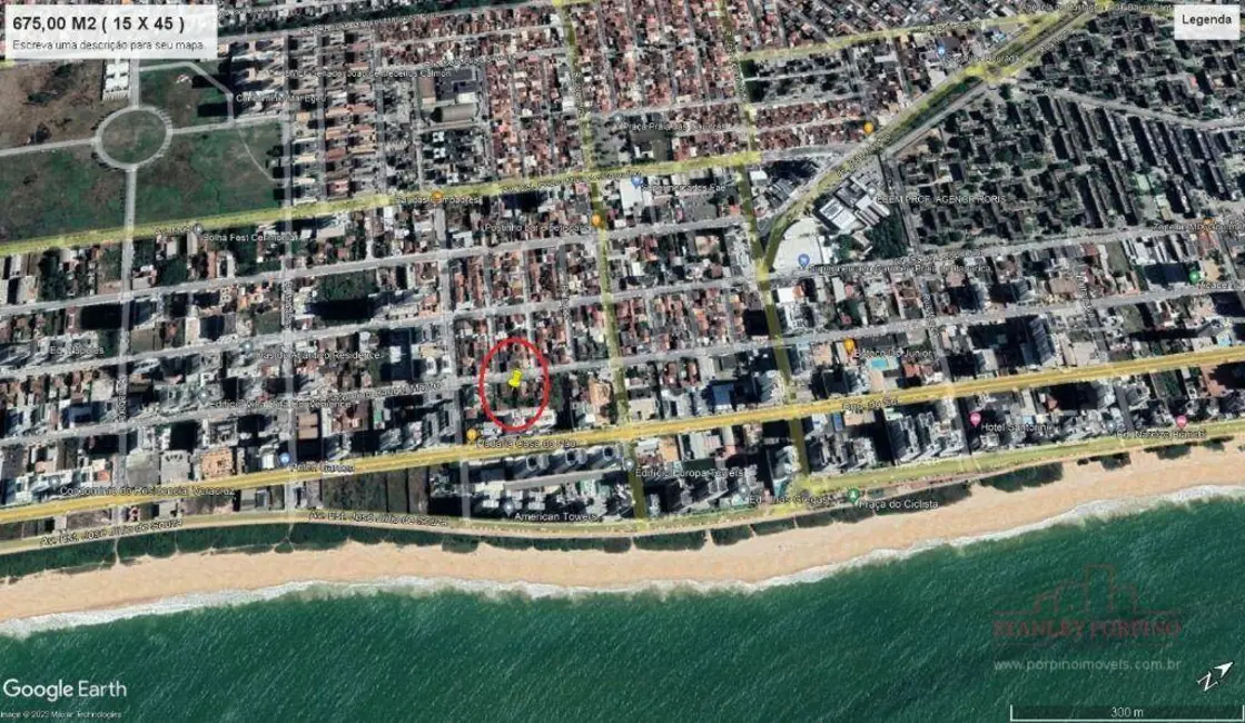 Foto 4 de Terreno / Lote para alugar, 675m2 em Praia de Itaparica, Vila Velha - ES