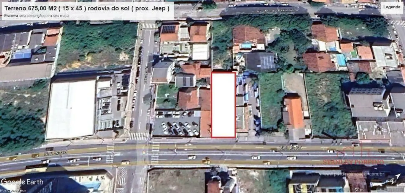 Foto 3 de Terreno / Lote para alugar, 675m2 em Praia de Itaparica, Vila Velha - ES