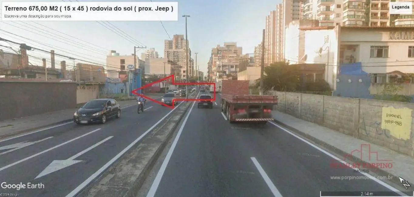 Foto 4 de Terreno / Lote para alugar, 675m2 em Praia de Itaparica, Vila Velha - ES