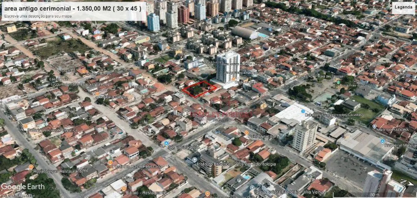 Terreno / Lote para alugar, 1350m2 em Praia de Itaparica, Vila Velha - ES - imagem 4 Foto 4 de Terreno / Lote para alugar, 1350m2 em Praia de Itaparica, Vila Velha - ES