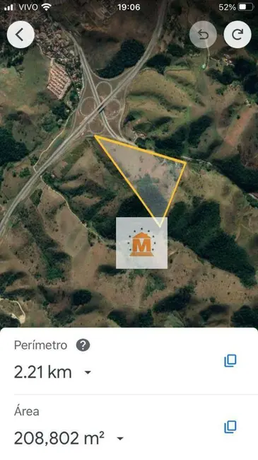 Foto 2 de Chácara com 1 quarto à venda, 151000m2 em Jardim Colônia, Jacarei - SP