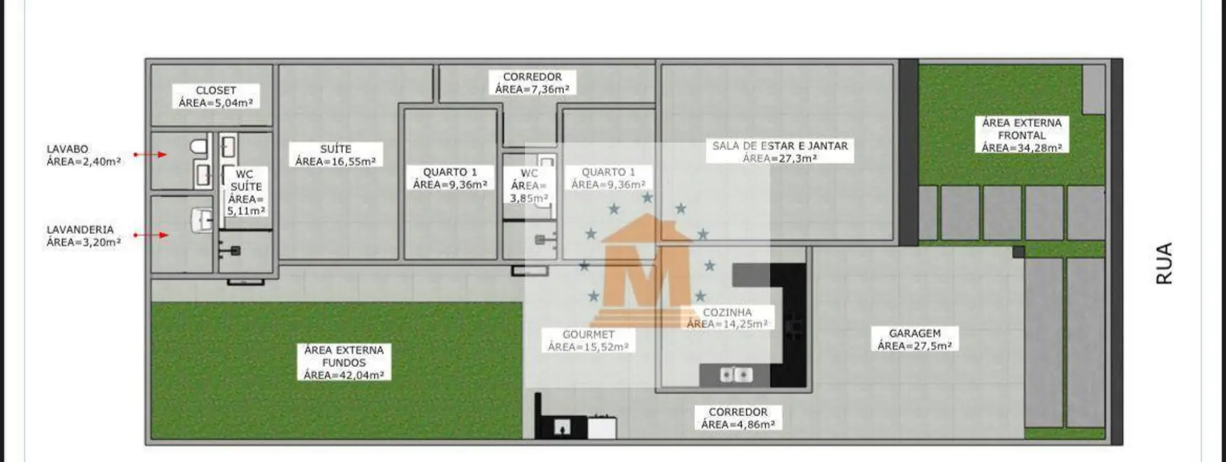 Foto 1 de Casa com 3 quartos à venda, 250m2 em Jacarei - SP