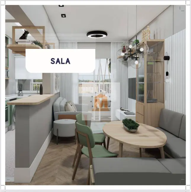 Foto 1 de Apartamento com 2 quartos à venda, 56m2 em Jardim Santa Maria, Jacarei - SP