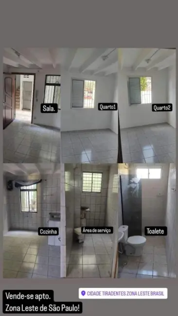 Apartamento com 2 quartos à venda, 47m2 em Cidade Tiradentes, São Paulo - SP - imagem 1 Foto 1 de Apartamento com 2 quartos à venda, 47m2 em Cidade Tiradentes, São Paulo - SP