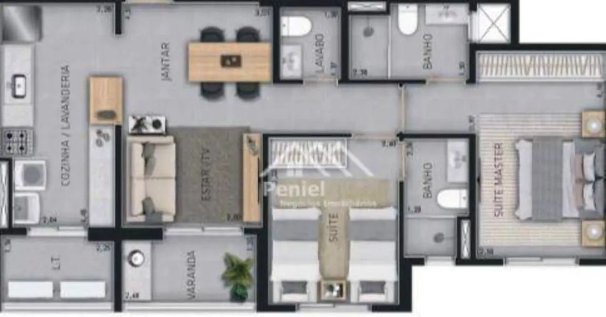 Foto 5 de Apartamento com 2 quartos à venda, 69m2 em Jardim Botânico, Ribeirao Preto - SP