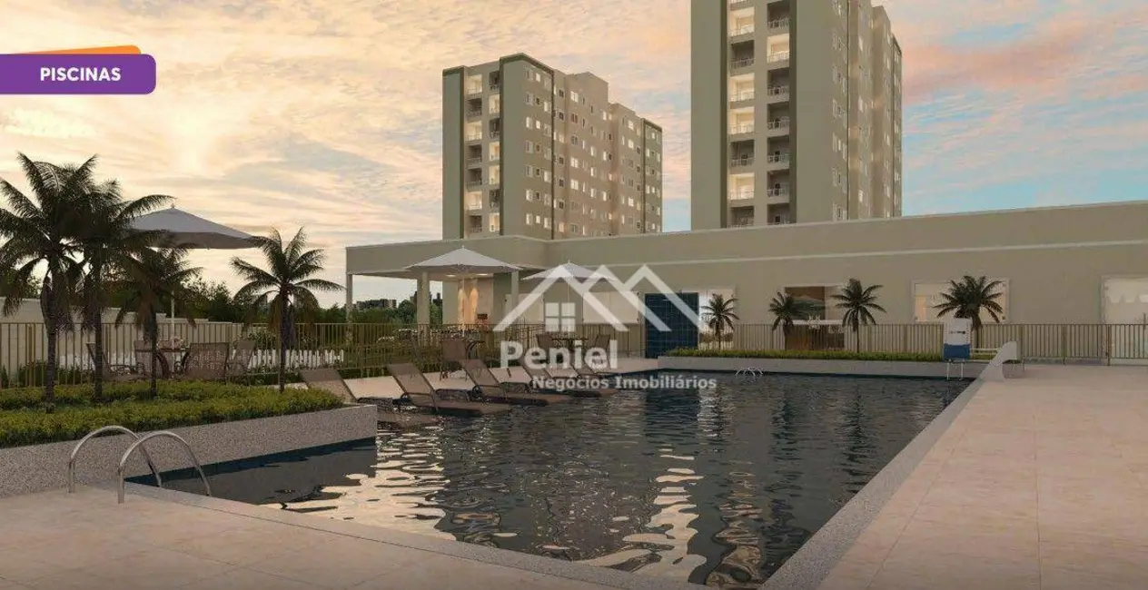Foto 3 de Apartamento com 2 quartos à venda, 44m2 em Recreio das Acácias, Ribeirao Preto - SP