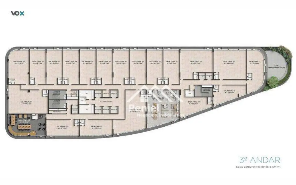 Foto 3 de Sala Comercial à venda, 58m2 em Ribeirao Preto - SP