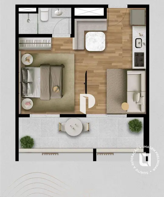 Foto 3 de Apartamento com 1 quarto à venda, 48m2 em Vila do Golf, Ribeirao Preto - SP