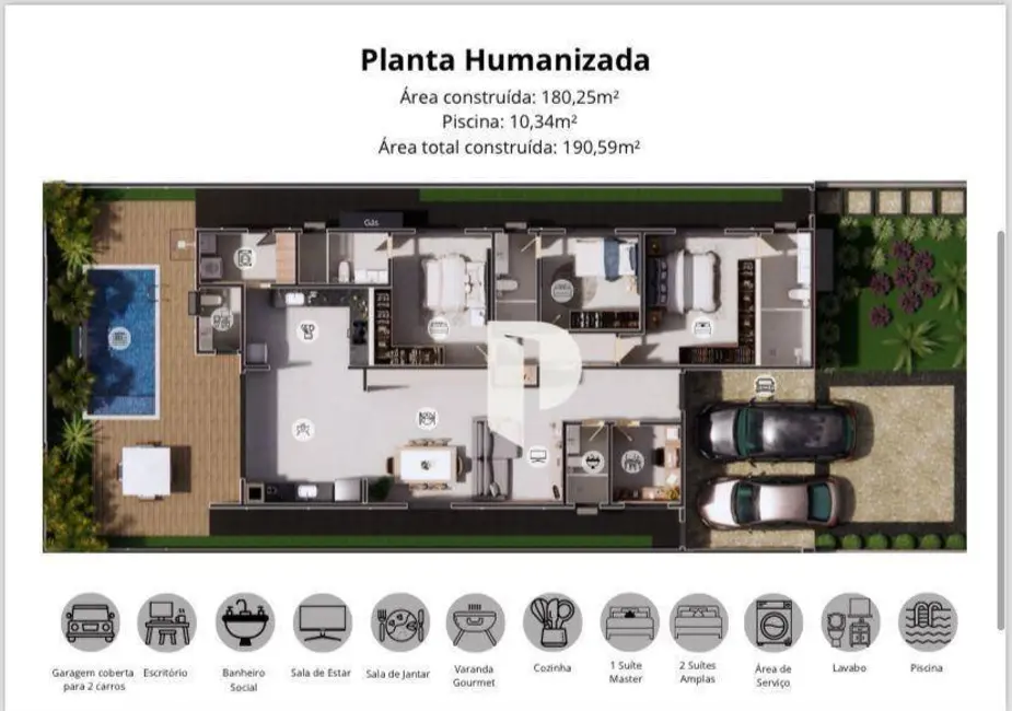 Casa de Condomínio com 3 quartos à venda, 190m2 em Condomínio Bella Città, Ribeirao Preto - SP - imagem 4 Foto 4 de Casa de Condomínio com 3 quartos à venda, 190m2 em Condomínio Bella Città, Ribeirao Preto - SP