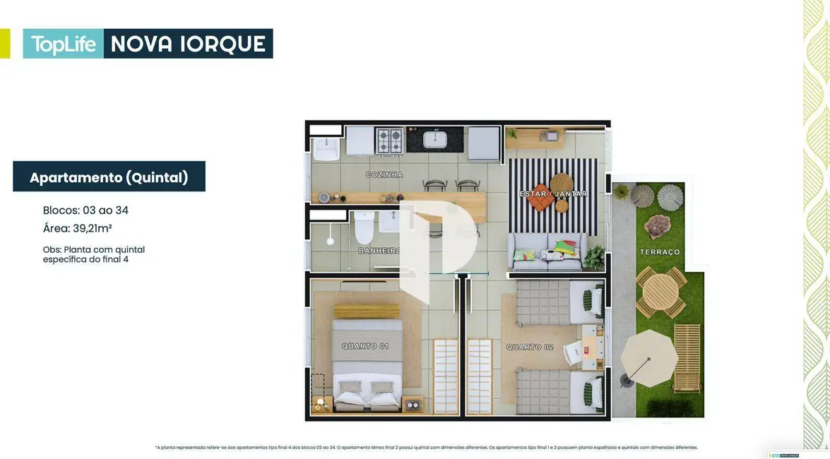 Apartamento com 2 quartos à venda, 40m2 em Conjunto Habitacional Jardim das Palmeiras, Ribeirao Preto - SP - imagem 4 Foto 4 de Apartamento com 2 quartos à venda, 40m2 em Conjunto Habitacional Jardim das Palmeiras, Ribeirao Preto - SP