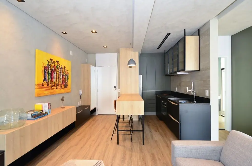 Apartamento com 1 quarto à venda, 41m2 em Indianópolis, São Paulo - SP - imagem 3 Foto 3 de Apartamento com 1 quarto à venda, 41m2 em Indianópolis, São Paulo - SP