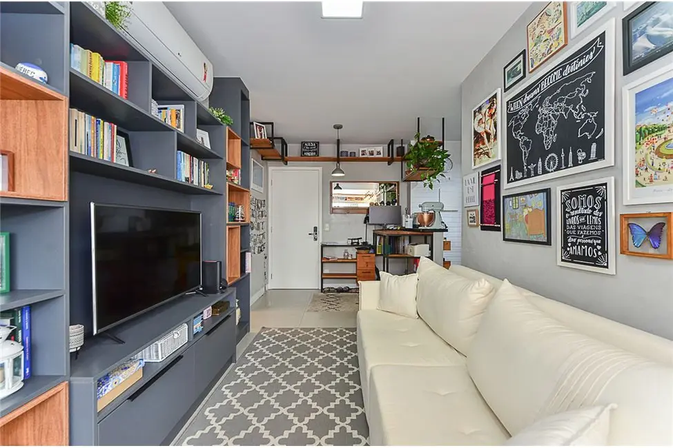 Foto 3 de Apartamento com 1 quarto à venda, 48m2 em Moema, São Paulo - SP