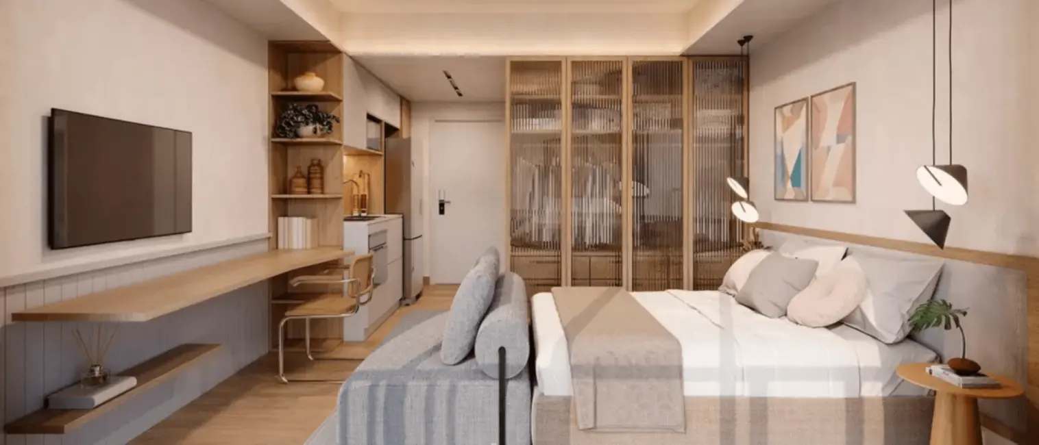 Apartamento com 1 quarto à venda, 35m2 em Vila Mariana, São Paulo - SP - imagem 4 Foto 4 de Apartamento com 1 quarto à venda, 35m2 em Vila Mariana, São Paulo - SP