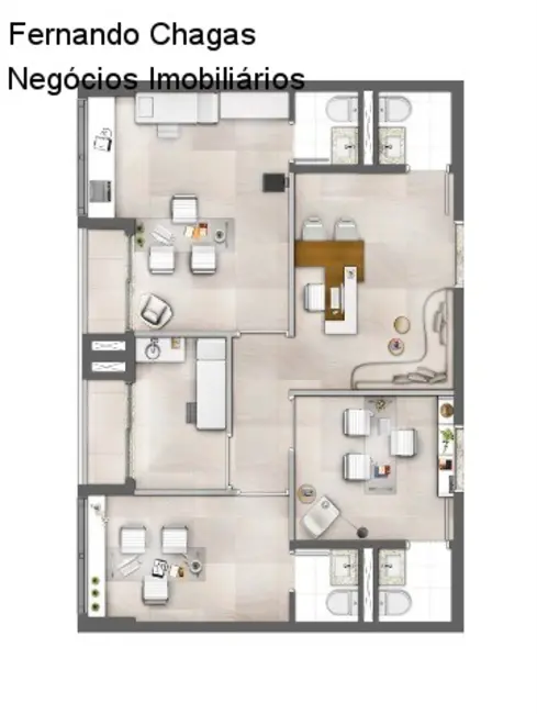 Foto 3 de Sala Comercial à venda, 47m2 em Botafogo, Campinas - SP