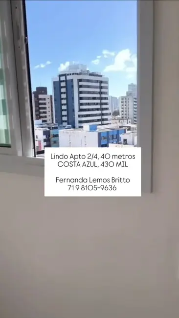 Foto 4 de Apartamento com 2 quartos à venda, 40m2 em Costa Azul, Salvador - BA