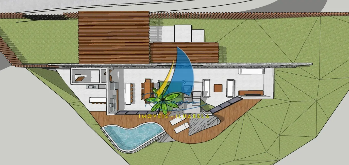 Foto 5 de Terreno / Lote à venda, 961m2 em Ilhabela - SP