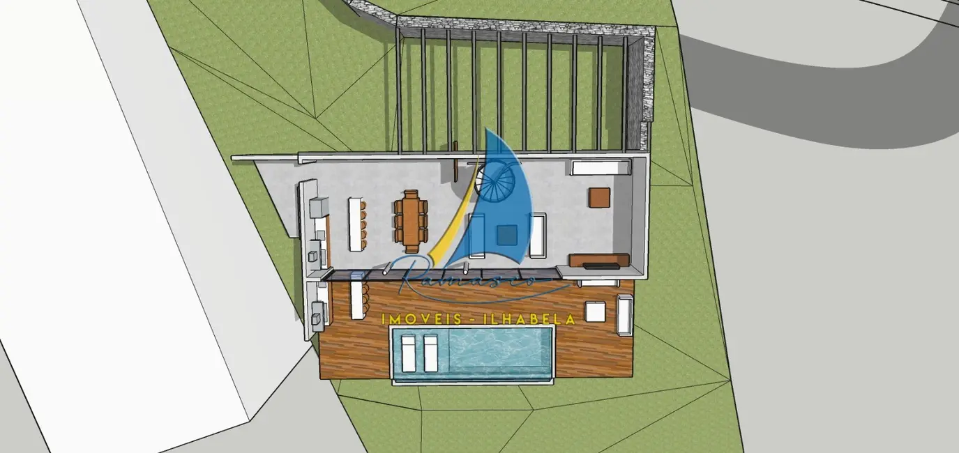 Foto 4 de Terreno / Lote à venda, 1105m2 em Ilhabela - SP