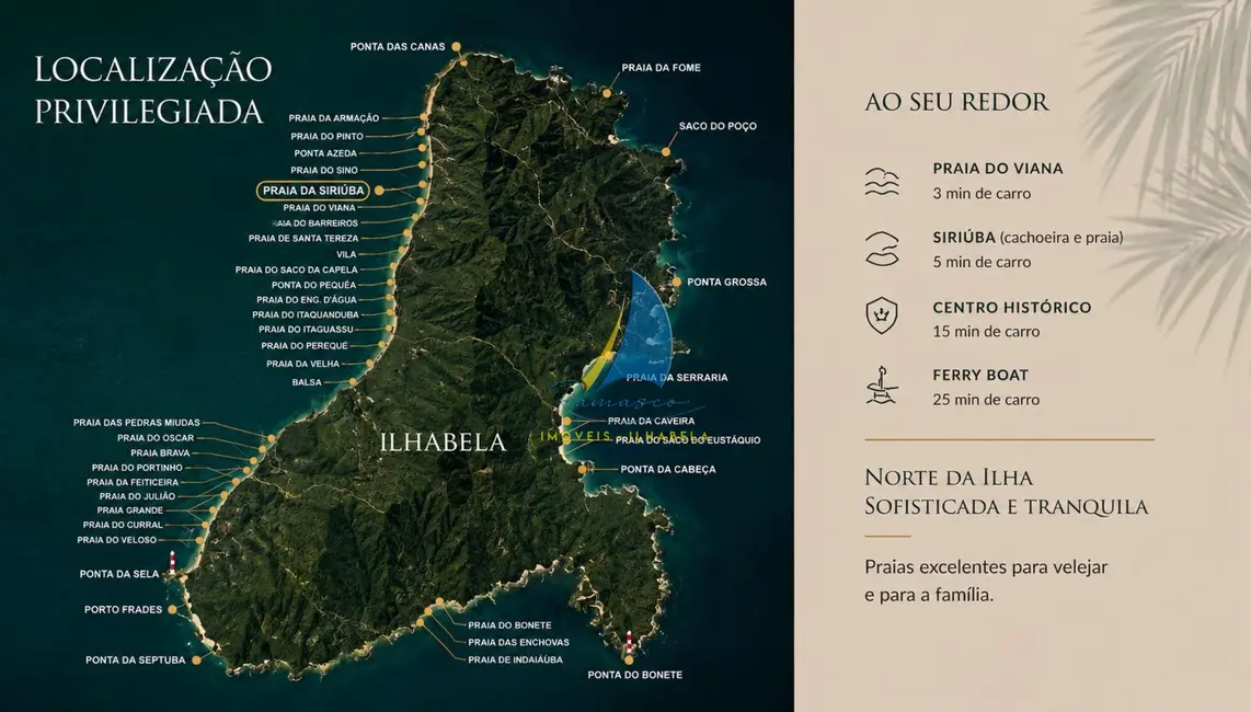 Foto 4 de Terreno / Lote à venda, 1069m2 em Ilhabela - SP