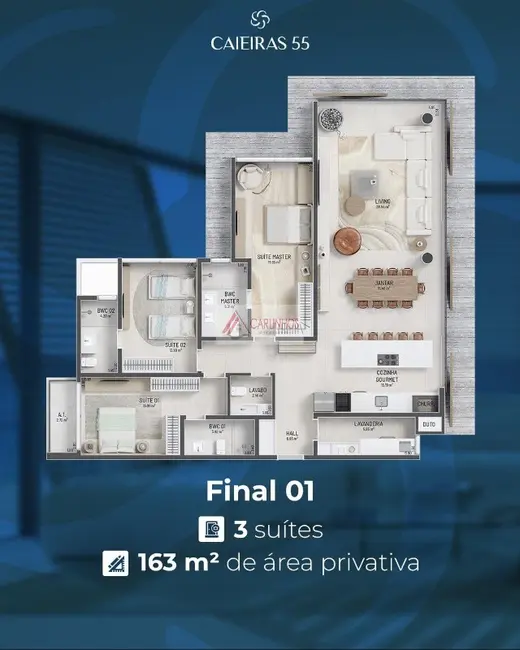 Foto 8 de Apartamento com 3 quartos à venda, 256m2 em Centro, Guaratuba - PR