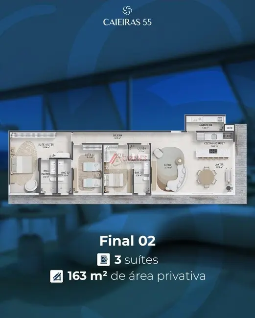 Foto 9 de Apartamento com 3 quartos à venda, 256m2 em Centro, Guaratuba - PR