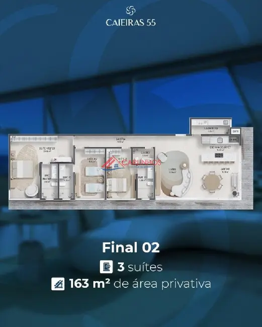 Foto 9 de Apartamento com 3 quartos à venda, 256m2 em Centro, Guaratuba - PR