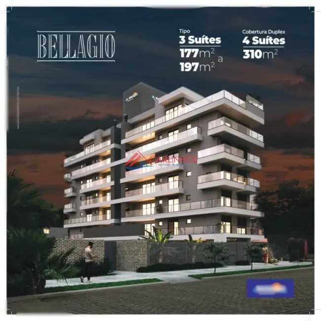 Foto 2 de Apartamento com 3 quartos à venda, 117m2 em Centro, Guaratuba - PR